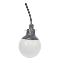 Guirlande lumineuse LED RGB intelligente 24V, ampoule point lumineux 80mm, étanche IP67, décoration de vacances, guirlande de boules 3D à pixels, pour extérieur et aménagement paysager
