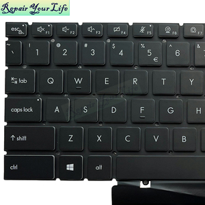 UI <span class=keywords><strong>QWERTY</strong></span> teclado de ordenador portátil retroiluminado de 6 pines para MSI Katana GF66 GF76 Crosshair 15 A11U 15-A11UCK A11UDK A11UEK teclado nuevo negro - Product Image 2