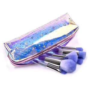 DailyQueen Yop Venta caliente 7PCS Clásico Vegan Hair Makeup Brush Set Private Label Foundation Power Blushes - Product Image 1