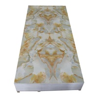 Feuille de PVC moderne imperméable, résistante à l'humidité, antistatique, épaisseur 3 mm, revêtement UV, motif marbre, pour hôtels et villas
