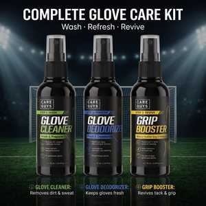 Kit de Cuidado de Guantes de Portero CARE GUYS de 3 Pasos: Limpiador, Desodorante y Neutralizador de Olores, Lavado Profundo y Refrescante - Product Image 4