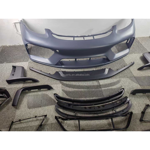 Pare-chocs avant <span class=keywords><strong>718</strong></span> GT-4 RS pour <span class=keywords><strong>Porsche</strong></span> <span class=keywords><strong>718</strong></span> Boxster Cayman, pare-chocs avant GT-4 amélioré, kit carrosserie en plastique PP apprêté - Product Image 3