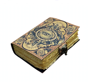 Carnet de notes vintage gothique Grimoire de la Sorcellerie à bords festonnés pour l'écriture, le dessin et le journalisation - Product Image 5