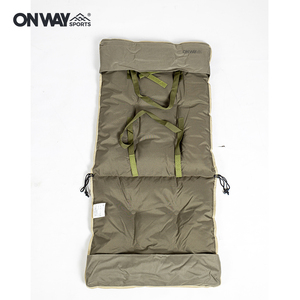Chaise de camping inclinable réglable <span class=keywords><strong>4</strong></span> positions pour l'extérieur Chaise inclinable pliante avec coussin - Product Image 3