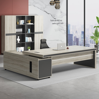Ensemble de Mobilier de Bureau de Luxe pour PDG, Bureau Exécutif, Table de Travail de Direction, Bureau Escritorio De Oficina Schreibtisch pour Patron