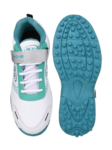 Zapatillas de Cricket Blancas y Verdes para Hombre, con Cordones, Agarre Potente, Ligeras, Transpirables, Cómodas para Correr, de Verano y Primavera - Product Image 2