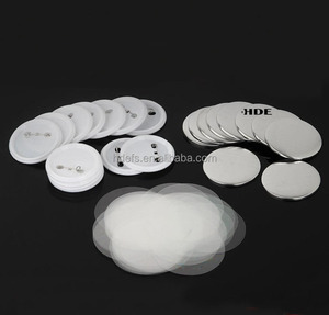 Composants vierges pour badges à épingle, attaches de sécurité, pièces de boutons en fer blanc pour cadeaux promotionnels et souvenirs, boutons à épingle, film Mylar - Product Image 5