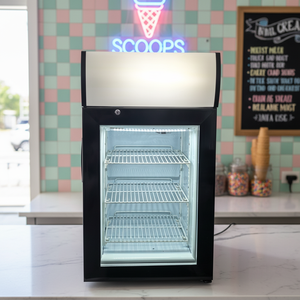 Refrigerador de mostrador con puerta de vidrio de 50L -25°C ℃   Refrigerador para <span class=keywords><strong>Durian</strong></span> - Product Image 3