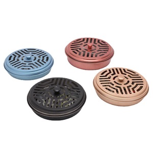 Wholesale Mosquito Coil Holder Round Furnace Rack Household Mosquito-Repellent Incense Box