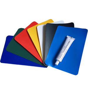Kit de réparation pour bateau gonflable Autonomy, ensemble de patchs de colle en PVC pour la réparation de kayaks, bouées de natation et bottes de piscine, 6 couleurs incluses - Product Image 1