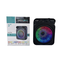 Pemutar musik Audio kualitas tinggi lampu RGB Radio Am Fm dengan kotak Speaker sistem suara Radio dua arah Bar suara dengan Subwoofer