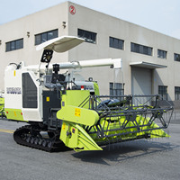 Moissonneuse-batteuse Wubota haute productivité 100 CV YD-85 avec boîte de vitesses 45CC HST pour riz et alimentation complète