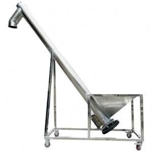 สายพานลำเลียงแบบสกรูเกลียวสำหรับผงสแตนเลส ข้าว แป้งพลาสติก อาหารเม็ด คอนกรีต กากตะกอน แป้ง ธัญพืช - Product Image 6