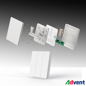 Interruttore per Illuminazione a Risparmio Energetico, Interruttore Wireless da Parete con Telecomando, Interruttore Intelligente Dimmerabile per Luci - Product Image 2