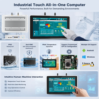 Ordinateur tactile industriel tout-en-un 15 pouces étanche IP65, compatible OEM/ODM, en stock pour terminaux de vente au détail