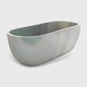 อ่างอาบน้ำหินอิสระพื้นผิวแข็งสุดหรูอ่างอาบน้ำทรงวงรีที่ทันสมัยสำหรับโครงการสปาและโรงแรมในห้องน้ำ - Product Image 5