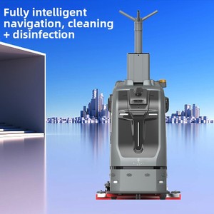Robot de Limpieza de Pisos Industrial y Comercial, Totalmente Automático e Inteligente, Integrado con Funciones de Lavado, Fregado y Aspirado, con Gran Capacidad de Agua - Product Image 4