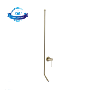 Phong Cách Châu Âu Brass Dọc Cột Lưu Vực Treo Trần Thả Nước Lạnh Và Nóng Vòi Nước Trần Treo Ống Bf453 - Product Image 1