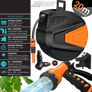 Enrouleur de <span class=keywords><strong>tuyau</strong></span> mural automatique pour jardin Enrouleur de <span class=keywords><strong>tuyau</strong></span> d'eau pour <span class=keywords><strong>douche</strong></span> multi-mains Enrouleur de <span class=keywords><strong>tuyau</strong></span> d'<span class=keywords><strong>arrosage</strong></span> pour jardin - Product Image 2