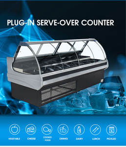 Equipement de boucherie Congélateur Vitrine Réfrigérateur Supermarché Ouvert et Fermé Viande Poisson Viande fraîche Salade Aliments Sushi Vitrine - Product Image 6