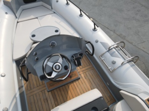Bateau semi-rigide gonflable Orca 866 de 7,0 m en Hypalon français, <span class=keywords><strong>coque</strong></span> en V profond de 22 degrés, gris, durable et tendance, pour <span class=keywords><strong>la</strong></span> vente en Irlande - Product Image 5