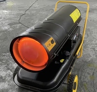 Chauffage au diesel industriel pour l'élevage de poussins, utilisation en serre, température constante, chauffage de grande surface, 220V, acier inoxydable