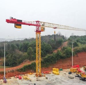 Grúa Torre Nueva de 18 Toneladas Marca Líder en China SLT315 con Motor y Componentes de Engranajes, Momento de Elevación de 315 Tm, Altura Máxima de 62.7m - Precio de Fábrica - Product Image 3