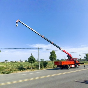 Camion <span class=keywords><strong>grue</strong></span> télescopique 4x2 RHD 8T avec moteur Weichai et pompe Zoomlion, <span class=keywords><strong>benne</strong></span> basculante droite 5T, à vendre - Product Image 4