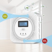 Safewill Vente Chaude Wifi Smart Home Air Monitor CO alarme CH4 Détecteur de Gaz 2 in1 CO Détecteur de Fuite de Gaz avec Tuya