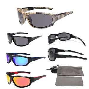 Hot selling lifestyle running sunglasses PC frame googles men women sports sunglasses custom logo with Polarized lens