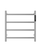 Sèche-serviettes électrique mural dissimulé en acier inoxydable, radiateur plat pour serviettes, séchoir à serviettes en forme d'échelle pour salle de bain d'appartement