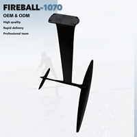 Planche à voile AXIS Fireball 1070 Hydrofoil 877 cm² en carbone pour le kitesurf et le SUP
