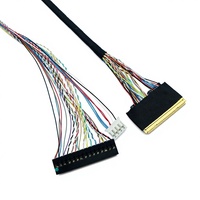 20453-040T-11 40Pin 2ch 6bit Kabel LVDS untuk Panel LCD LED 10.1-18.4 Inci