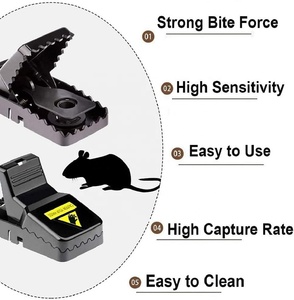<span class=keywords><strong>Attrape</strong></span>-<span class=keywords><strong>souris</strong></span> en plastique intérieur et extérieur pour la lutte antiparasitaire - Product Image 3