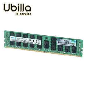 805351-B21 Kit Memori Terdaftar CAS-17-17-17 X4, DDR4-2400 Peringkat Ganda 32GB (1X32GB)
