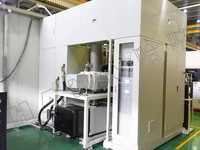 Machine de revêtement par dépôt sous vide PVD à film par pulvérisation D1200mm H2000mm, pour placage or, AR, AF, HR, VR, avec moteur PLC et roulement, d'occasion