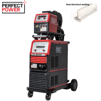Soudeuse MIG synergique refroidie par eau Mig-500W à double impulsion 500 ampères Machine à souder MIG en aluminium