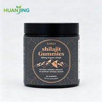 Gummies véganes riches en protéines Shilajit & Ashwagandha - Anti-âge, anti-fatigue, soutien immunitaire pour les adultes d'âge moyen et les personnes âgées