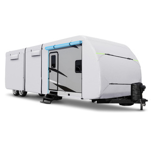Housse de protection <span class=keywords><strong>pour</strong></span> camping-car Bestway Custom Class - Imperméable, anti-UV, anti-vent, anti-poussière, rejet IR à 70 %, tissu non tissé durable, protection extérieure <span class=keywords><strong>pour</strong></span> <span class=keywords><strong>voiture</strong></span> - Product Image 1
