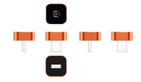 Adaptateur CarPlay sans fil GXYKIT GP05 2-en-1, convertit le CarPlay filaire en sans fil, USB Plug & Play avec 1 an de garantie pour les voitures
