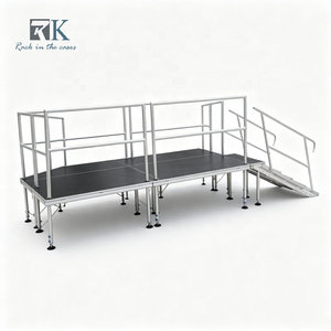 High Quality Stage Platform <b>Aluminum</b> Stage Equipment System Mobile Stage Platform with <b>Aluminum</b> Riser - Product Image 1