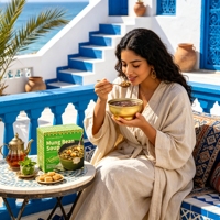 Haricots mungo non-OGM, assortis à du chenpi vieilli et des graines de lotus blanc pour un dessert rafraîchissant quotidien