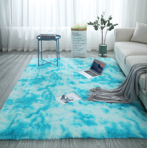 <span class=keywords><strong>Tapis</strong></span> shaggy tie-dye dégradé, super doux et moelleux, à poils longs, antidérapant, pour salon, chambre, décoration intérieure - Product Image 2