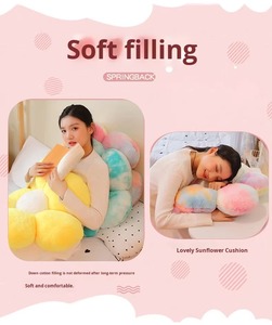 Large Flower Shaped Plush <b>Throw</b> Pillow Soft Floral Accent Cushion Decorative Home Pillow <b>for</b> Sofa Bed <b>Chair</b> Room Decor - Product Image 5