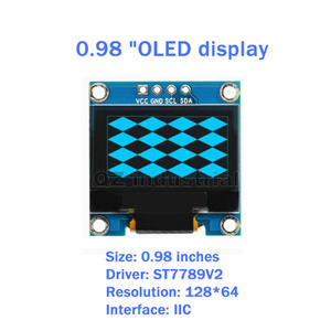 Qz bom New Original 0.96 inch OLED 12864 hiển thị 12864 LCD module IIC giao diện OLED LCD ssd1306 - Product Image 3
