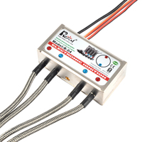 Motor de Gasolina RCEXL B-04 de 4 Cilindros con Encendido CDI y Tapas de Bujía de 90 Grados 1/4-32 con Avance Automático para Aviones RC