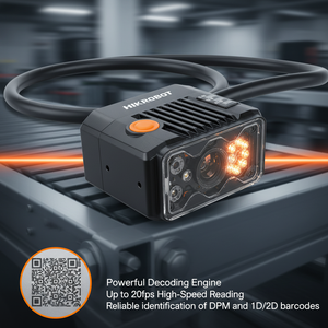 Lecteur de codes-barres compact Hikrobotics ID2000 avec câble M12, 20 ips haute vitesse pour la logistique et la fabrication - Product Image 5