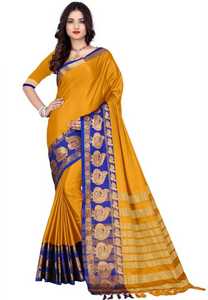 Kanjivaram seda Sari alfanumero - Product Image 6