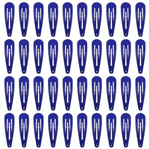 Lot de 40 barrettes noires de 2 pouces pour femmes, pinces à <span class=keywords><strong>cheveux</strong></span> en métal, accessoires - Product Image 6