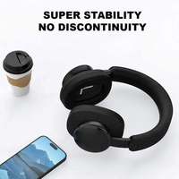 Casque supra-auriculaire et supra-auriculaire sans fil d'usine avec jeu de puces JL codec AAC pour DJ Sports Travel Mobile Phone Audiophile Use